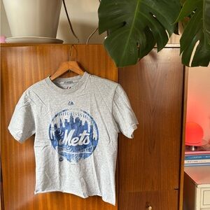 Gray Mets Graphic Tee